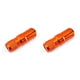 thumbnail image 4 of Advancent Caja de fósforos impermeable a prueba de humedad para acampar, agujas de viaje, caja de almacenamiento de pastillas, organizador Naranja 2piezas, 4 of 6