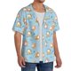 thumbnail image 2 of Fotbe Corgi Dog 1 Camisa Estampada de Manga Corta para Hombre, Casual de Verano, Estilo Playero, Sin Arrugas-3X-Large, 2 of 5