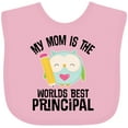 thumbnail image 3 of Inktastic School Principal Mom Boys or Girls Baby Bib, 3 of 4