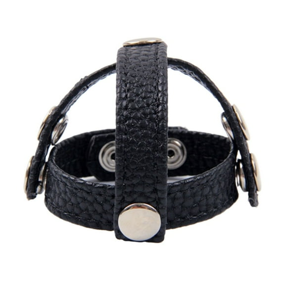 Black PU Body massager Personal Massage for Men Adjustable