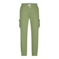 thumbnail image 6 of FDGIU Men's Relaxed Fit Cargo Joggers - Drawstring Stretch Waist Pants for Workout, Hiking, 6 of 7