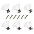 thumbnail image 2 of White Ceramic Knobs,6Pcs Round Ceramic Cabinet Round Ceramic Knobsfor Drawer Ceramic Cabinet Pull Handle Knobs Breakthrough Technology, 2 of 8