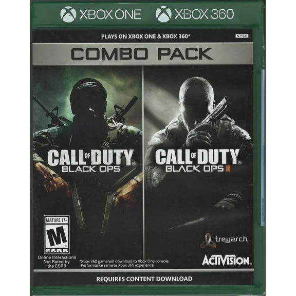 Call of Duty: Black Ops 1 & 2 Combo Pack X360/Xbox One (Brand New Factory Sealed
