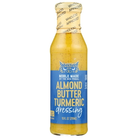(6 pack) (6 Pack) The New Primal Almond Butter Turmeric Dressing, 10 Oz