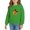 Green, variant on Generic Girls Sweatshirts Kids Long Sleeve Tops Cute Crewneck Oversized Hoodless Autumn Casual Top Little Girl Clothes