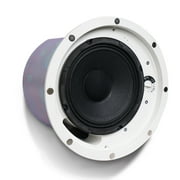 Sound Town 6-Zone 70V/100V Commercial Amplifier and 6 in-Ceiling 6” Installation Speaker System, for Restaurants, Bars, Cafes, Schools, Churches, White