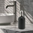 thumbnail image 6 of Unique Bargains 1 Pc Classic Cylindrical Soap Pump Dispenser for Hotel 400ml Black Silver Tone, 6 of 6