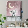 thumbnail image 4 of Cute Elephant Moon Stars Canvas Wall Art， Perfect for Bedroom， Living Room， Nursery， Kids Room， and Office Decoration, 4 of 8