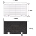 thumbnail image 6 of RV Air Conditioner Filter, RV AC Cover Compatible with Dometic 3104928.019, RV A/C Cover with Filters for Motorhome, Van, Trailer, 2 Packs with 4 Filters, 6 of 9