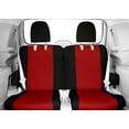 thumbnail image 2 of CalTrend Rear 50/50 Split Bench NeoPrene Seat Covers for 2000-2002 Chevy/GMC Tahoe|Yukon - CV176-02PP Red Insert with Black Trim, 2 of 3