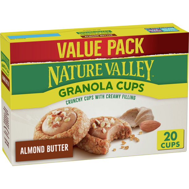 Nature Valley Granola Cups, Almond Butter, 12.4 oz