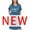 Blue, variant on FEREMO Plus Size Nightgowns for Women V Neck Short Sleeve Nightshirts Sleepwear
