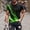 Green, variant on Funny&nbsp;Shirts Crew Neck Patchwork Color Orange Short Sleeve Tops Retro Vintage Mens T-Shirts
