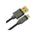 thumbnail image 3 of Mediabridge USB 2.0 - Micro-USB to USB Coiled Cable (1-3 Feet) - High-Speed A Male to Micro B with Gold-Plated Connectors - (Part# 30-004-02C ), 3 of 6