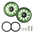 thumbnail image 1 of Soidarity 2 uds bicicleta plegable rueda fácil aleación de aluminio rueda fácil rodamiento ligero rueda auxiliar Compatible para montar en bicicleta Ciclismo Numero 3 Soidarity OD010610-03, 1 of 1