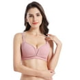 thumbnail image 4 of WAJCSHFS Maternity Bra Plus Size Women's Nursing Breastfeeding Pregnancy Bra (Red,M/36/80), 4 of 5