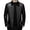 Black, variant on Men Jacket Lapel Long Sleeve Zipper Placket Regular Fit Coat Solid Color Short Style Faux Leather Jacket Casual Street Outwear