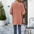 thumbnail image 5 of Babysbule Womens Cardigans Woman Fashion Solid Color Long Sleeves Knit Cardigan Loose Tops Blouse Sweater Women's Top Blouse, 5 of 5