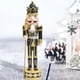 thumbnail image 4 of Figuras de Cascanueces Hechas a Mano Figura Tradicional Cascanueces Soldado Cascanueces Oro, 4 of 9