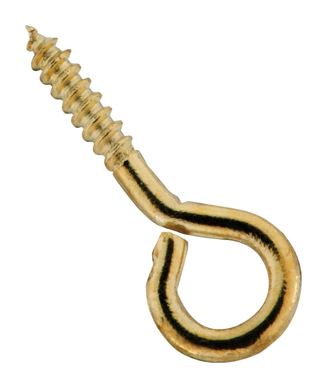 National 216 Brass Small Screw Eye (7 Ct.) N118752