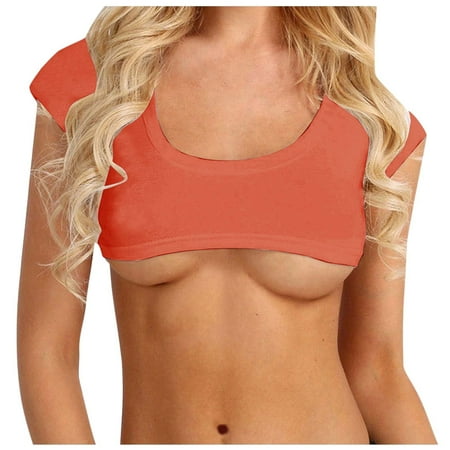 Flash Deal Women Strapless tops Tube top Bra Padded Women s Fashion Casual Solid Color Sleeveless Bra and Tube top