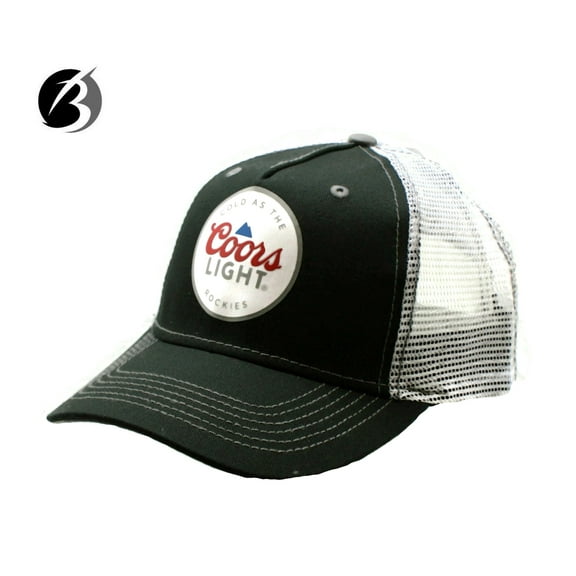 Coors Light Cold As The Rockies Mesh Back Trucker Style Hat Cap
