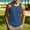 Navy, variant on WIZUTIZ Men's Lightweight Casual Tank Top Crew Neck Mesh Fabric Quick Dry Breathable Sleeveless T-Shirt Ideal for Running, Gym and Summer Outdoor Activities