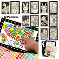 thumbnail image 1 of Creative DIY Coloring Stickers for Kids - 12-Pack Mosaic Art Set for Kindergarten Classroom Activities, 1 of 7