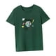 thumbnail image 5 of Camiseta para mujer, camiseta de verano a la moda con cuello redondo para mujer, para viajes en la calle, Camping Verde, 5 of 7