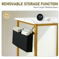 thumbnail image 5 of Ktaxon 63" Wood Computer Desk PC Laptop Study Table Workstation Home Office Furniture, Marble, 5 of 16