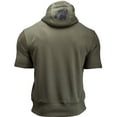 thumbnail image 2 of Boston Short Sleeve Hoodie - Army Green, 2 of 3
