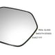 thumbnail image 4 of Reemplazo de vidrio del espejo retrovisor izquierdo y derecho, 1 pieza, vidrio blanco calefaccionado con respaldo, compatible con Honda CR-V 07-11, 4 of 6