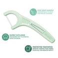 thumbnail image 2 of Plackers Micro Mint Dental Floss Picks, Fold Away Pick, Easy to Use, with Super TufFloss®, Green, 500 Count, 2 of 5