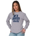thumbnail image 4 of Number 1 Greatest Mom in the World Women Plus Size Long Sleeve Graphic Tee Brisco Brands 2X, 4 of 5