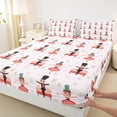 thumbnail image 3 of Homewish Dance Ballet Girl Full Size Sheets 4-Piece for Child Kids Teens,Cartoon Nutcracker Breathable Bed Sheets,Merry Christmas Xmas Lightweight Sheet Sets,Super Cozy Room Decor, 3 of 7