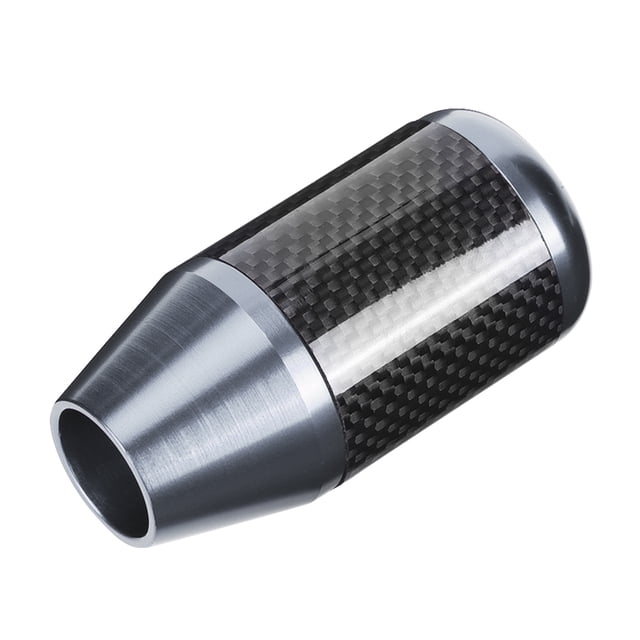 Vobor Car Shift Knob - Perilla universal de cambio de fibra de carbono Accesorio de modificación del automóvil(titanio)