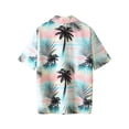 thumbnail image 6 of ZXSXSY Womens Hawaiian Floral Print Button-Up Short Sleeve Shirts, 6 of 9