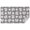 Footballs With Bows, variant on Gray Background Basketball Elements Pattern Rectangle Tablecloth 60"x84",Waterproof Polyester Rectangle Table Cloth, Wipeable Spillproof Polyester Tablecloth for Dining, Camping, Indoor and Outdoor