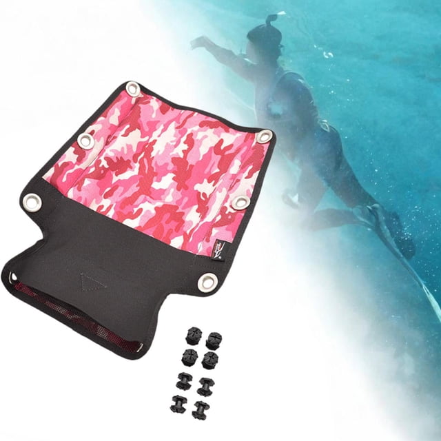 Almohadilla de placa posterior DYNWAVEMX rosa con tornillos de nailon