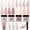 Amber Glitter, variant on Azurebeauty Dip Powder Nail Kit, 4 Vibrant Pastel Green Pink Purple Colors, Base/Top Coat Activator, DIY Manicure