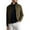 Green, variant on Fgnfyis Mens Winter Coat Autumn Winter Pocket Short Ribbed Panel Design Long Sleeve Stand Collar Jacket Jackets for Men Blue S