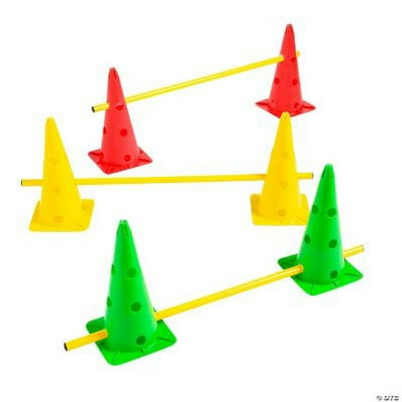 Safety Cone Set, Birthday, Party Favors, Toys, 9 Pieces