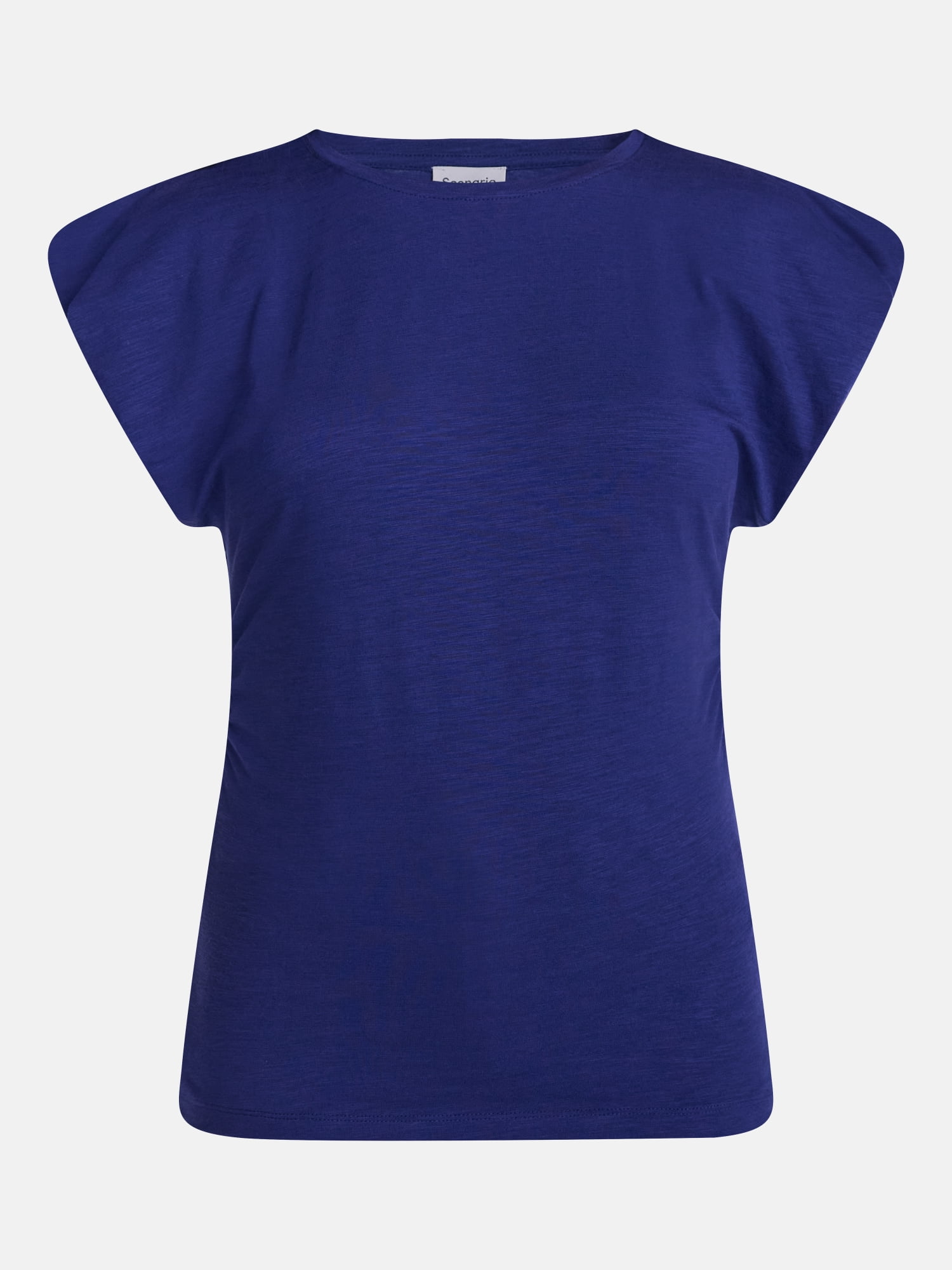 Scenario Women's and Women's Plus Tee with Short Bubble Cap Sleeves, Sizes XS-4X