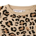 thumbnail image 3 of Bébé Filles Garçons Enfants Léopard Pull-Over Tops Blouse Vêtements, 3 of 5