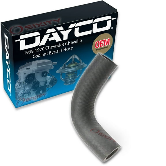 Dayco Engine Coolant Hose compatible with Chevrolet Chevelle 6.5L 6.6L 7.4L V8 1965-1970