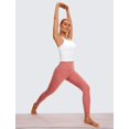 thumbnail image 3 of Sostén CRZ YOGA sin costuras, acanalado, espalda nadadora, con relleno, blanco, talla L, 3 of 5