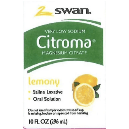 Swan Citroma Lemon Flavor Magnesia Citrate, 10 Fl. Oz.