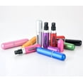 thumbnail image 1 of Botella de perfume de 5 ml de diseño elegante, la parte inferior de la botella está llena con una botella rociadora recargable reciclable tipo bomba, que es una botella cosmética práctica y portátil., 1 of 3