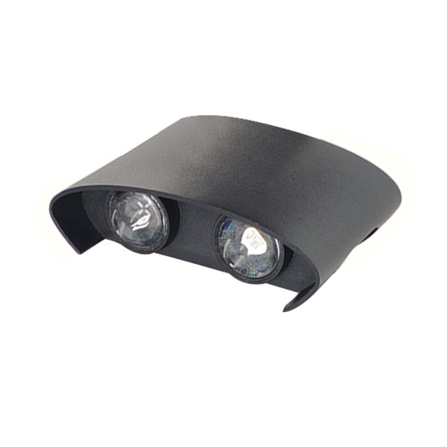 Eyfqtcs 2/4/6/8/10/12W Lámpara De Pared De Arco Led Luz De Porche Impermeable Al Aire Libre (B15-4W)