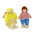 thumbnail image 4 of Gente de muñecas de madera 6Pcs de Miembros de Familia Artesanal Juguete para Niños Bebé MagiDeal Gente de muñecas de madera, 4 of 6